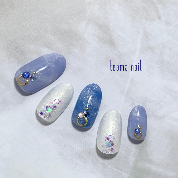 実来 ネイルチップ フルオーダー TXT モチーフネイル 6種類 実来