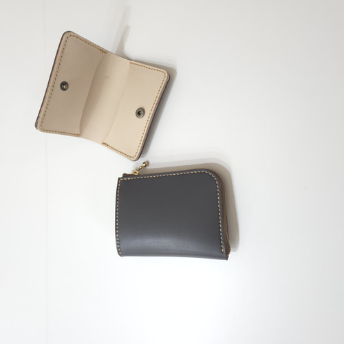 ランドセルリメイク Gセット 二つおりファスナー財布、選べる二種類の