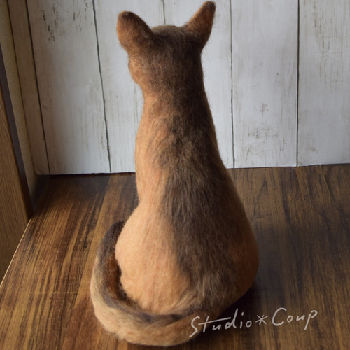 アビシニアンの子猫 羊毛フェルト studio*coup 通販 14179967 アビシニアンの子猫 羊毛フェルト studio*coup 通販 14179967
