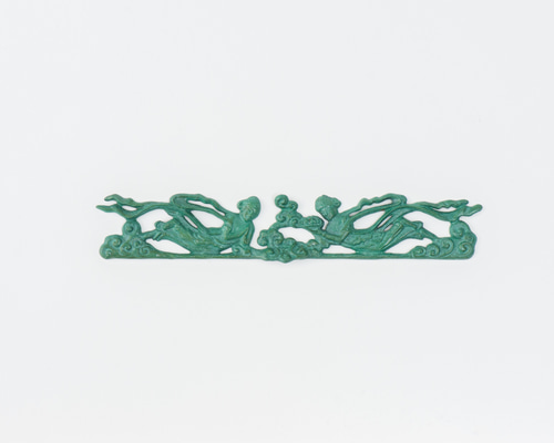 青銅製「飛天文鎮」 書鎮 ペーパーウェイト その他インテリア雑貨 和銅