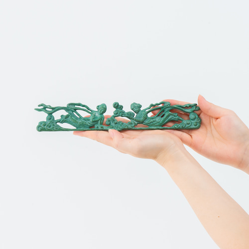 青銅製「飛天文鎮」 書鎮 ペーパーウェイト その他インテリア雑貨 和銅