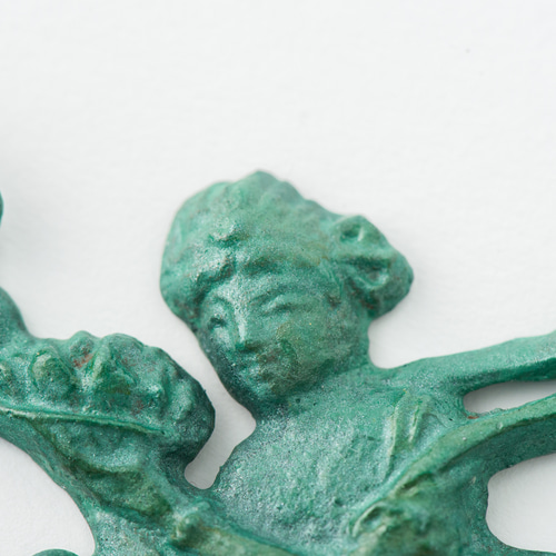 青銅製「飛天文鎮」 書鎮 ペーパーウェイト その他インテリア雑貨 和銅