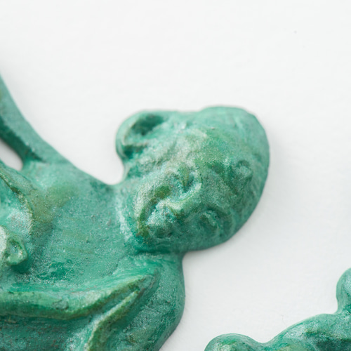 青銅製「飛天文鎮」 書鎮 ペーパーウェイト その他インテリア雑貨 和銅