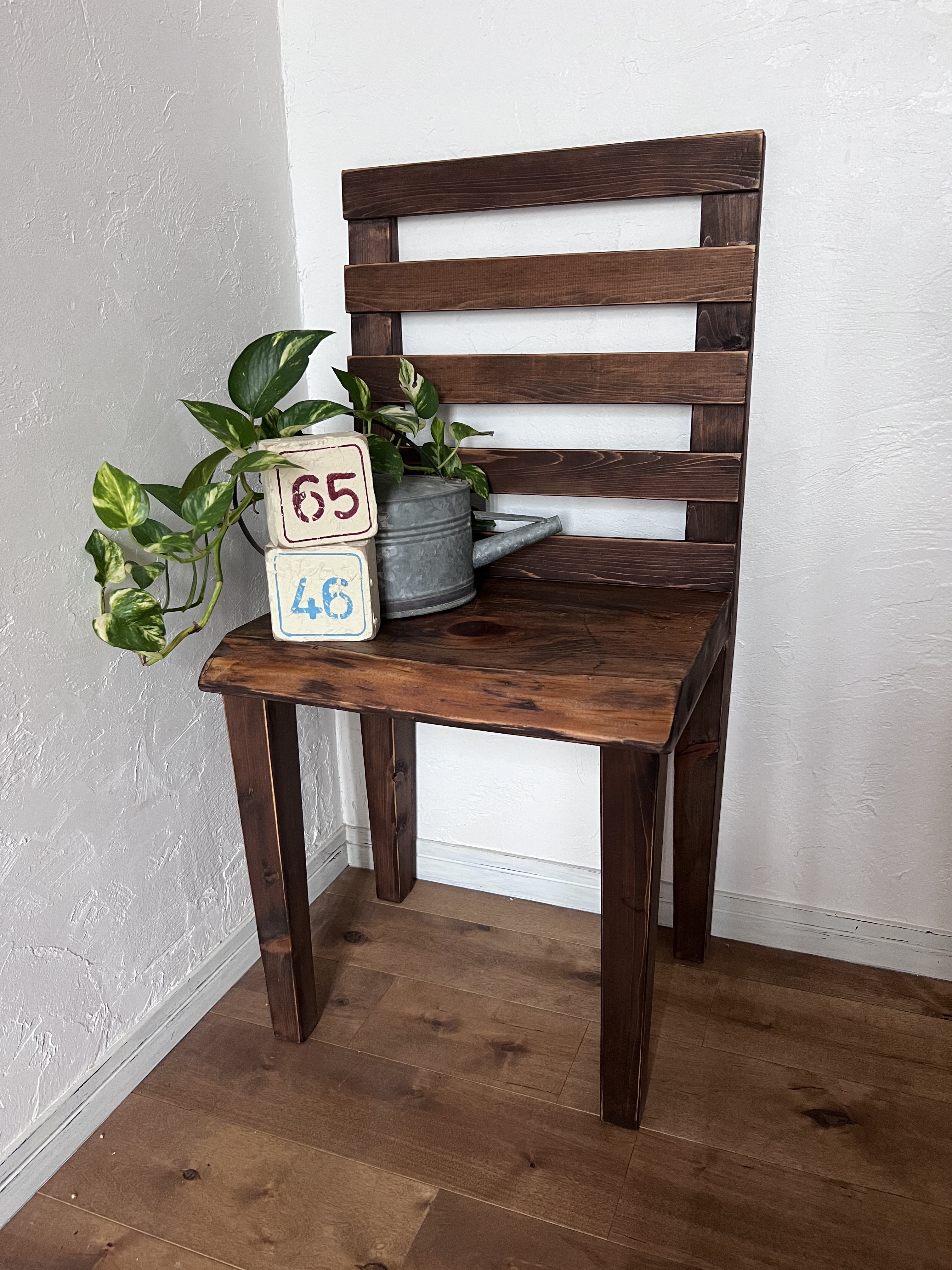 使い勝手の良い アンティークスツール 花台 踏み台 即決2個セット