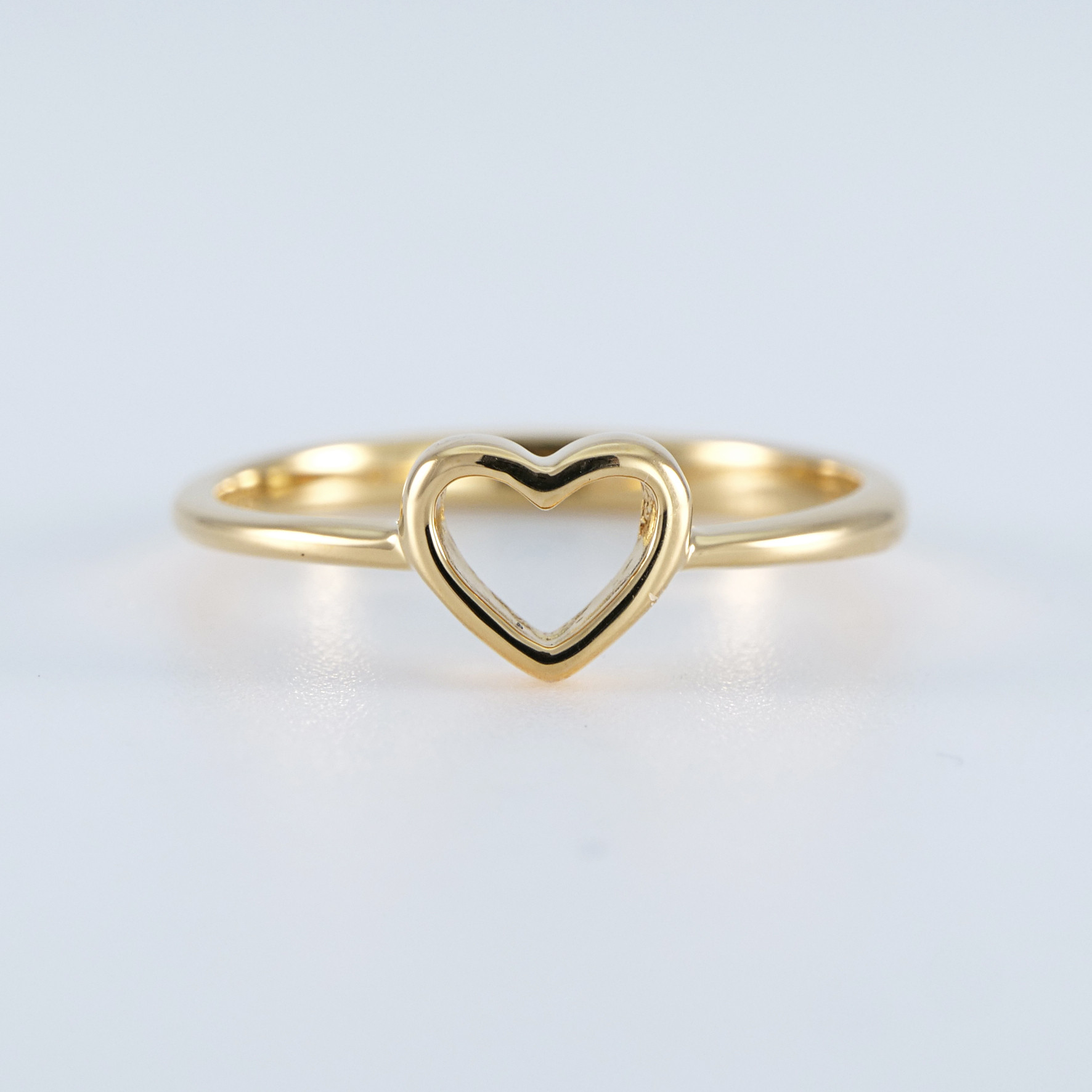◆受注制作◆ハートリング ファッションリング ゴールドリング かわいいリング 人気デザイン