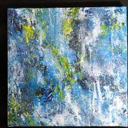 ひろ・あおき 作 「知覚0」 アクリル/キャンバス S3 27.3x27