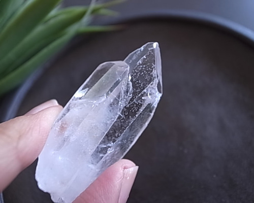 モンドクォーツ タンザニア産 ポイント 虹入り クリスタル水晶 24g