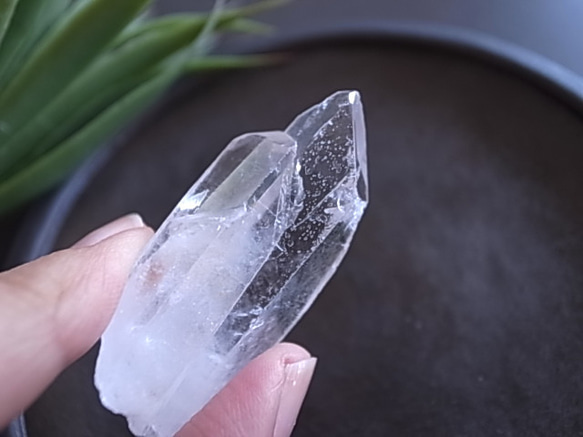 モンドクォーツ タンザニア産 ポイント 虹入り クリスタル水晶 24g