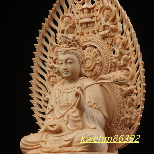 仏像 仏教美術 自在大勢至観音菩薩像 木の雕刻品 木彫り仏像 職人手作り 仏像 仏教美術 自在大勢至観音菩薩像 木の雕刻品 木彫り仏像 職人