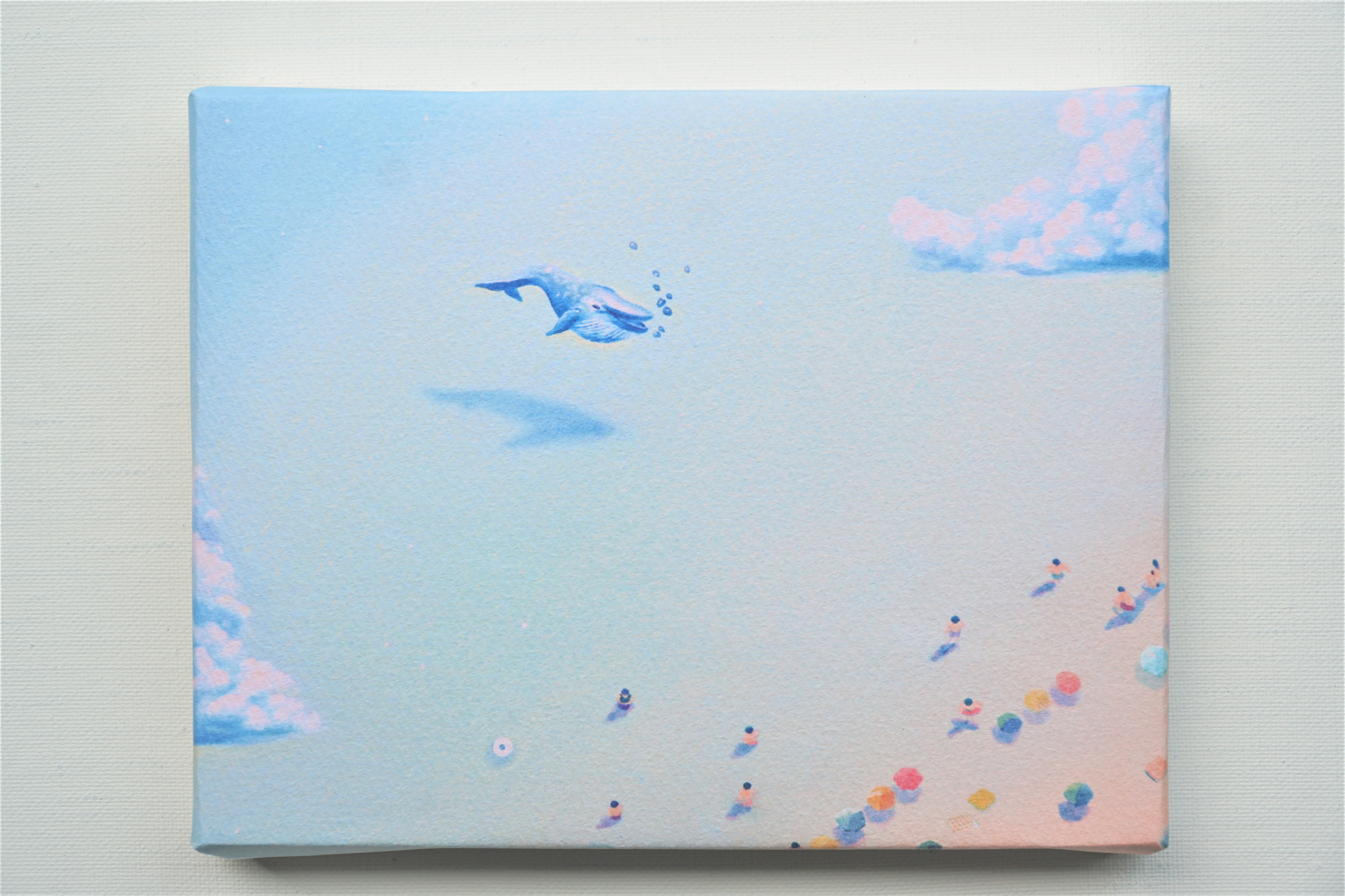 水晶絵　アートパネル　クジラ　くじら　鯨　クリスタル　絵画　アート　海　壁掛け 水晶絵 アートパネル クジラ くじら 鯨 クリスタル 絵画 アート