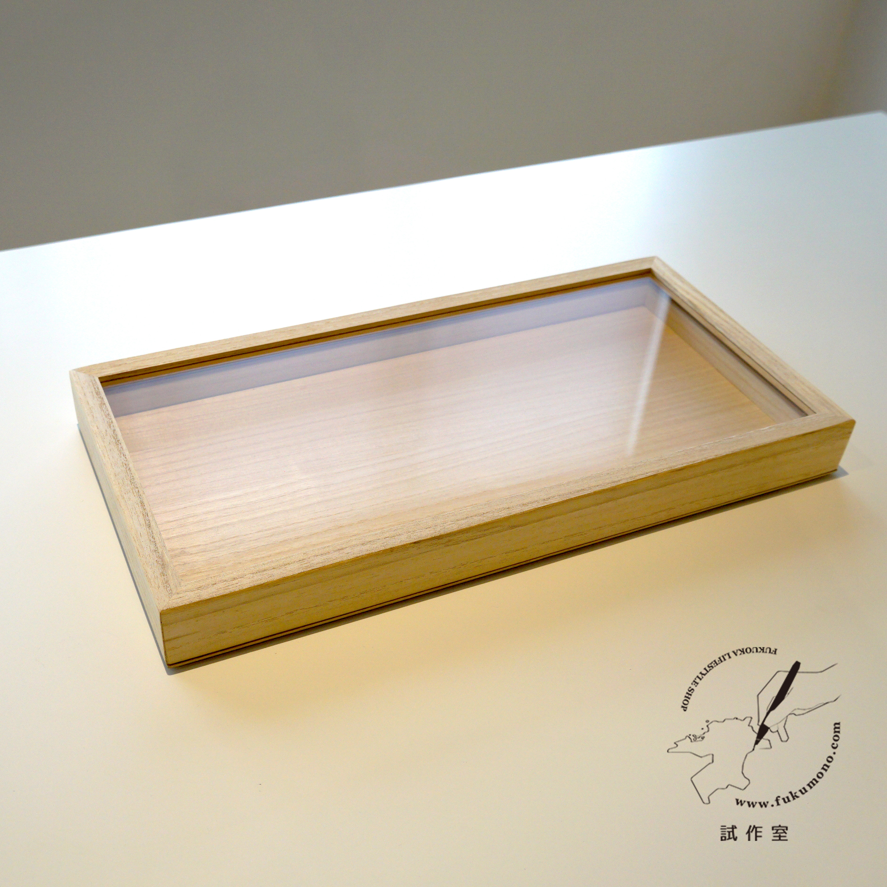桐のコレクションケース：レクタングル