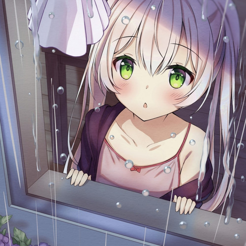 受注生産】紫陽花と雫ピアス・イヤリングチャーム✩.*˚天然石×14kgf  