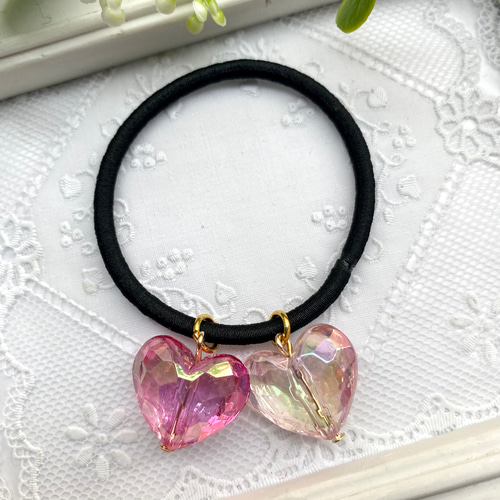 ヘアゴム オーロラ キラキラ 髪ゴム キッズ 子供 ヘアアクセ ヘア