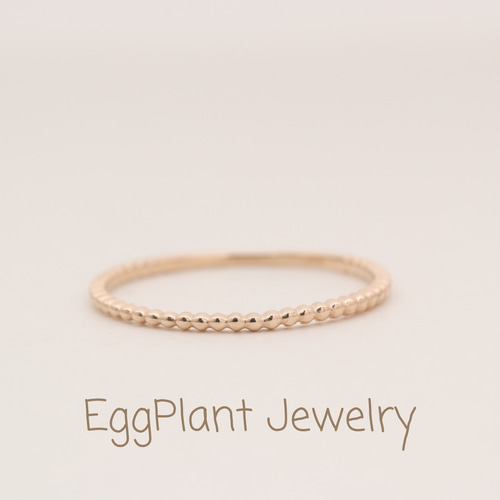 受注生産【SV925】【K10】【K18】重ねツブツブリング 指輪・リング