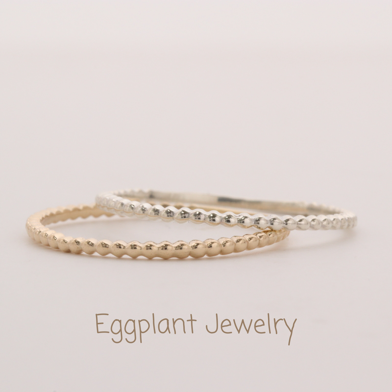 受注生産【SV925】【K10】【K18】重ねツブツブリング