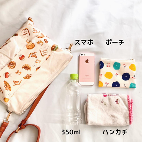 受注生産/ボックスティッシュがそのまま入るサコッシュ】ハコッシュ