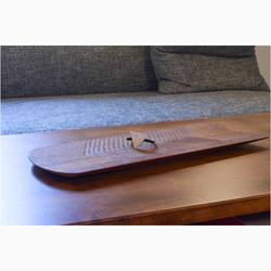 即納 職人手作り ヘアゴム 髪飾り おうち時間 無垢材 天然木 ギフト スケートボード SDGs 木製雑貨 LR2018 2枚目の画像