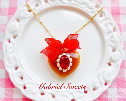 めるぷり メルヘン☆プリンス 樋野まつり ミラーネックレス マーキスカット フラワー ネックレス NE070 – Brillar