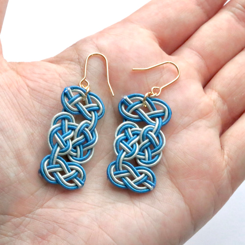 短冊のような水引ピアス&イヤリング＜全5色＞ ピアス（フック