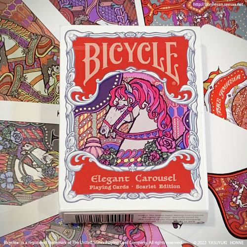 赤】PLAYING CARDS 大判トランプ アートブック へばり