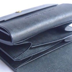 [受注生産品] No.010M [Half Wallet] 黒(BLACK) 7枚目の画像