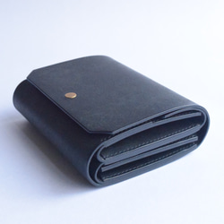 [受注生産品] No.010M [Half Wallet] 黒(BLACK) 2枚目の画像