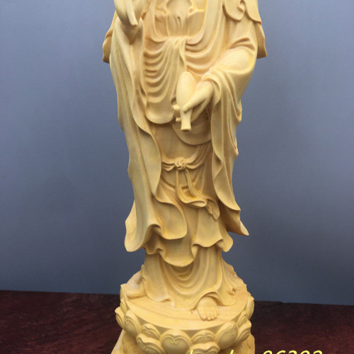 【修縁堂】最高級 木彫仏像 阿弥陀三尊立像 観世音 阿弥陀如来 勢至菩薩 彫刻 阿弥陀如来三尊 観音菩薩 勢至菩薩 仏教工芸品 木彫仏像 仏師彫り 極上