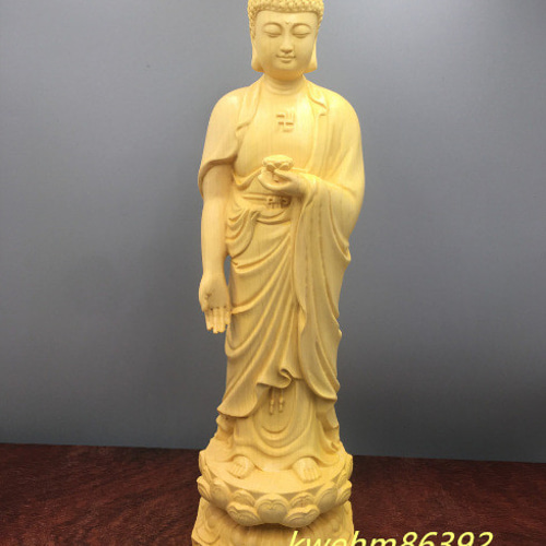 【修縁堂】最高級 木彫仏像 阿弥陀三尊立像 観世音 阿弥陀如来 勢至菩薩 彫刻 楽天市場】木彫り彫刻 仏像 阿弥陀三尊 （截金彩色） 立像 阿弥陀如来