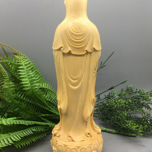 南海观音 極上品 木彫仏像 観音菩薩 商売繁盛 仏教工芸品 職人