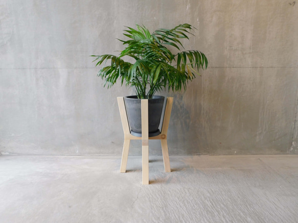 プランタースタンド 　送料無料 　ＰＬＡＮＴＥＲ　ＳＴＡＮＤ　　北欧　ナチュラル 2枚目の画像