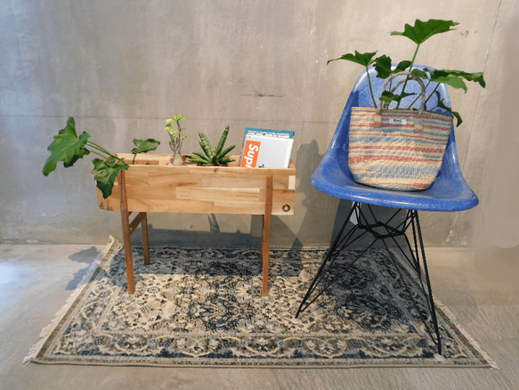 プランターボックス ＰＬＡＮＴＥＲ　ＳＴＡＮＤ（RECTANGLE）北欧　インダストリアル　ミッドセンチュリー 1枚目の画像