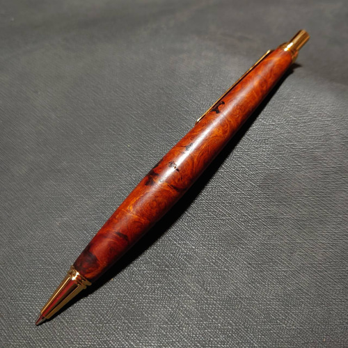 花梨瘤 葡萄杢 ウッドシャープペンシル【送料・ギフトボックス無料