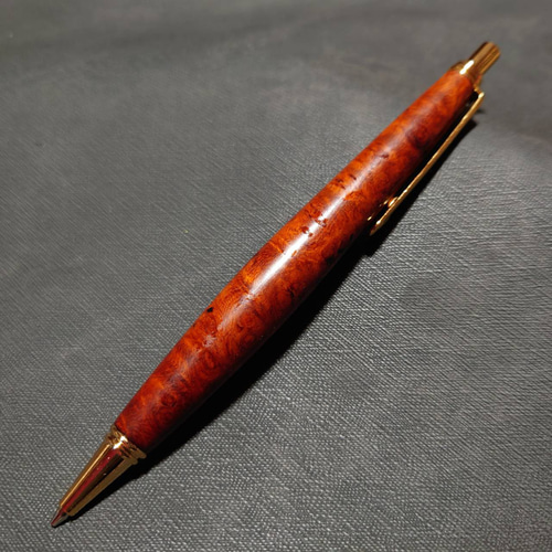 花梨瘤 葡萄杢 ウッドシャープペンシル【送料・ギフトボックス無料