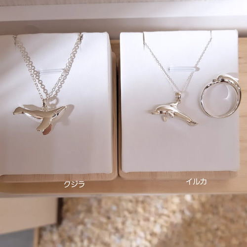 かすう工房　ネックレス　和　くじら　鯨　ペンダンドトップ クジラのペンダントトップ】クジラネックレス クジラ