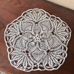 Taro♡　✿ドイリー2種　ハンドメイド　レース編み Taro♡様専用 ✿ドイリー2種 ハンドメイド レース編み - メルカリ