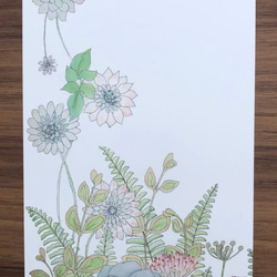 ポストカード/色とりどりの花たち/５枚セット 2枚目の画像