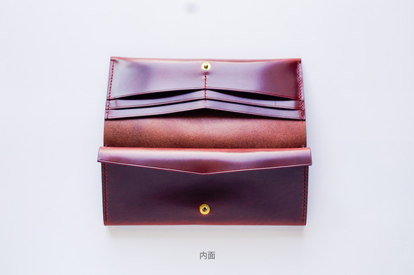 No.12 Long Wallet【MAHOGANY BROWN】 4枚目の画像