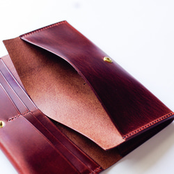 No.12 Long Wallet【MAHOGANY BROWN】 6枚目の画像