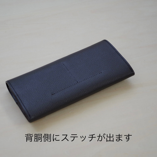 高級革>フランスレザー使用 長財布（グレージュ） 長財布 Hazuki
