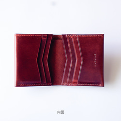No.40 Folded Wallet【MAHOGANY BROWN】 4枚目の画像