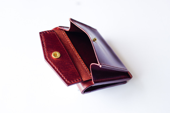 No.40 Folded Wallet【MAHOGANY BROWN】 5枚目の画像