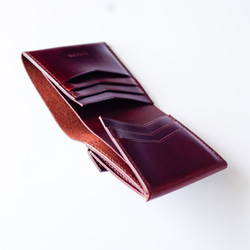 No.40 Folded Wallet【MAHOGANY BROWN】 8枚目の画像