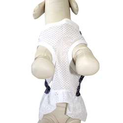 犬服 ペット服 夏 メッシュ クール 接触冷感 タンクトップ スカート コーギー フレブル 小型犬 中型犬 8枚目の画像