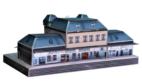 門司港駅舎(復原)　ペーパークラフト 4枚目の画像