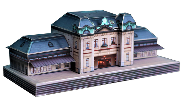 門司港駅舎(復原)　ペーパークラフト 3枚目の画像
