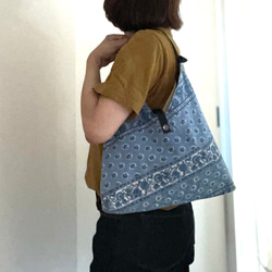 南仏風・あづま2way bag（upcycle） 4枚目の画像