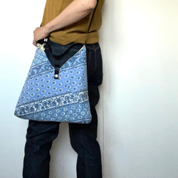 南仏風・あづま2way bag（upcycle） 6枚目の画像