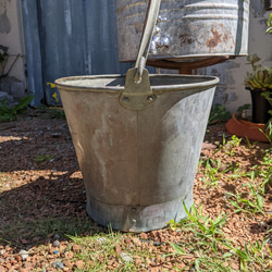 アンティークな家/ ガーデニング 水やり/ アンティークバケツ（Ver.1） エコ ガーデン 銅製 バケツ/ #雨水 4枚目の画像