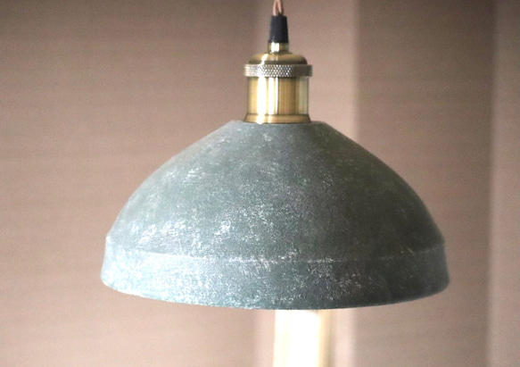 陶器の照明 緑青/陶器ペンダントランプ シーリングライト・ペンダントライト 大阪