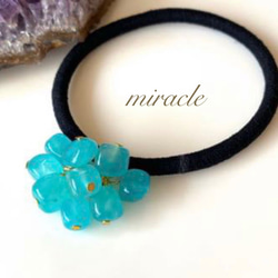 みんしゃん専用♡天然石 ハンドメイド ヘアゴム ① みんしゃん専用♡天然石 ハンドメイド ヘアゴム ①